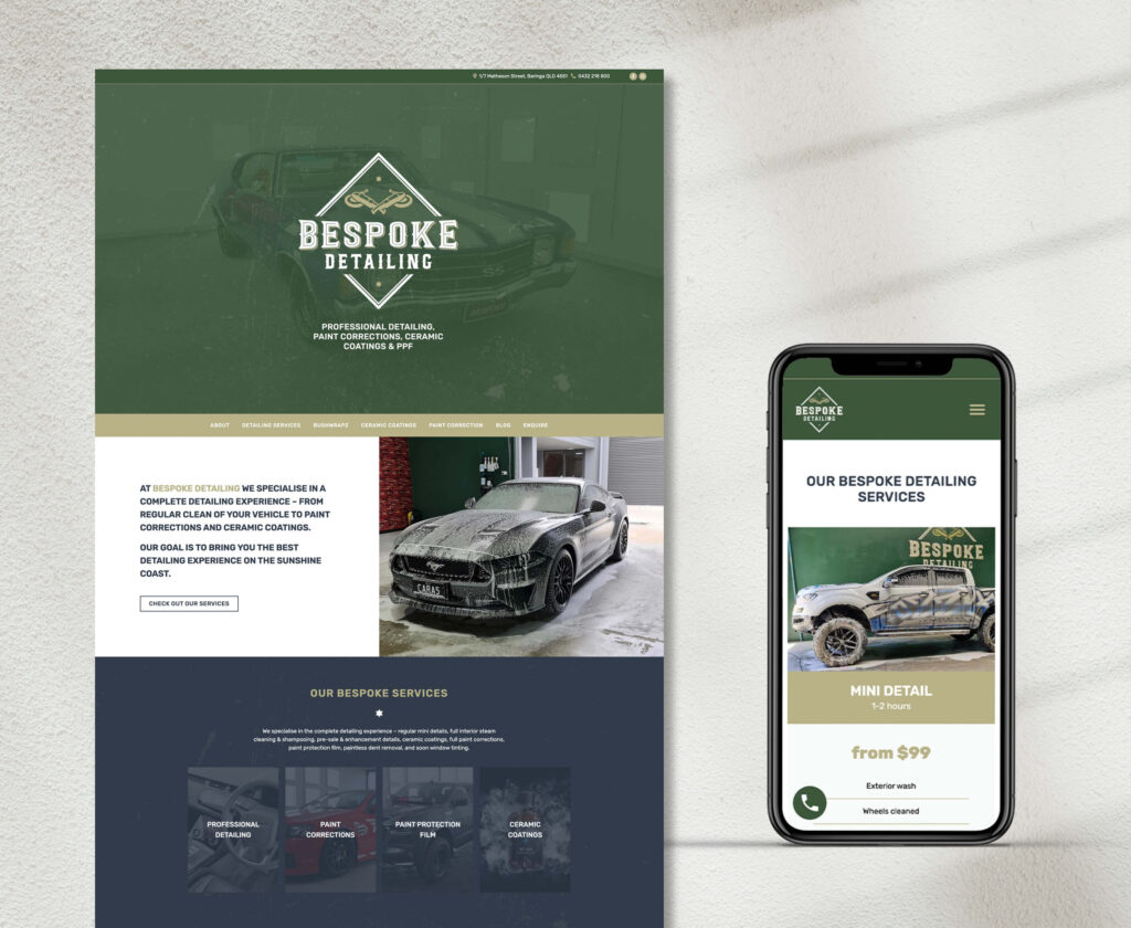 web design sunshine coast