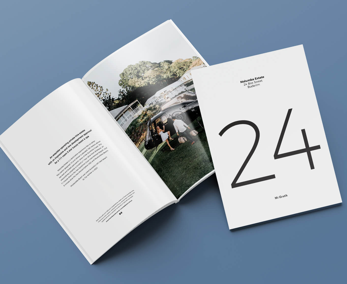 Luxury Brochure design Sunshine Coast by 45 Degrees Creative Studio